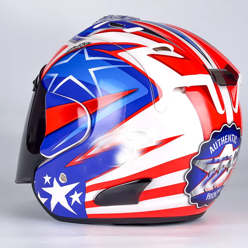 Neuankömmling Scooter Halbhelm Open Face Racing Motorradhelm Damen – Bild 5
