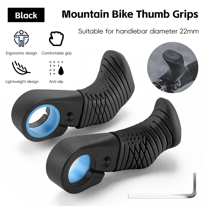 WEST BIKING Mountainbike-Lenkerenden, ergonomisch, rutschfest, verschleißfest, 22 mm, universelle