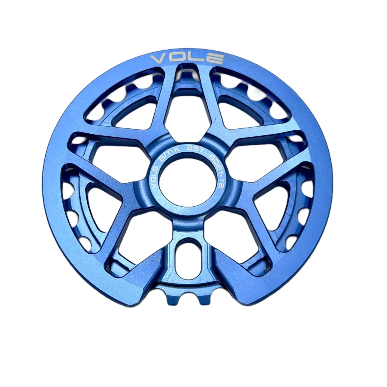 BMX-Kettenblatt 25T 1/2"*1/8" mit Kettenschutz 6061-T6 Aluminium CNC Eloxiert Leichtgewichtige