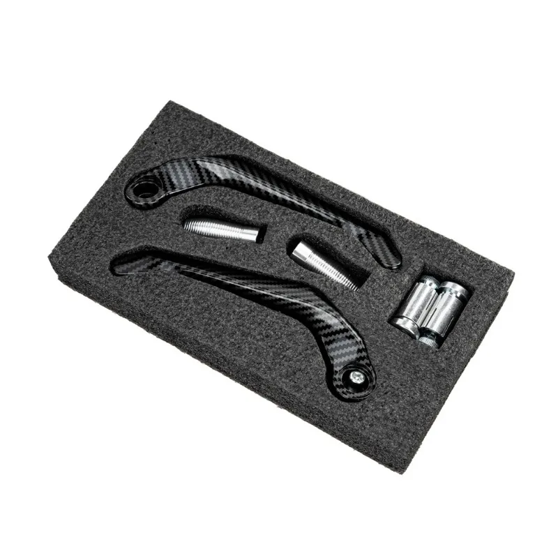 1 Paar Motorrad-Lenker-Brems- und Kupplungshebel, Aluminiumlegierung, Handschutz, CNC-Modifikationszubehör
