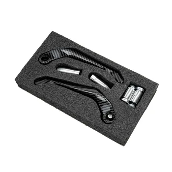 1 Paar Motorrad-Lenker-Brems- und Kupplungshebel, Aluminiumlegierung, Handschutz, CNC-Modifikationszubehör
