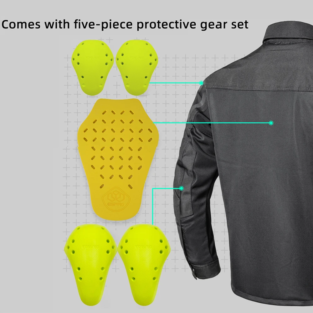 VEMAR Männer Motorrad Jacke Neue Verbesserte Sommer Atmungsaktive – Image 3