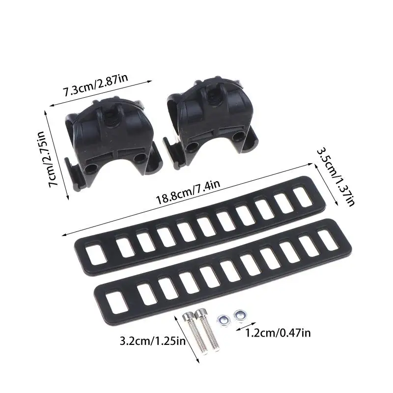 2er-Set Universal-Fahrradträger für Autodach, Klemmhalterung – Image 6