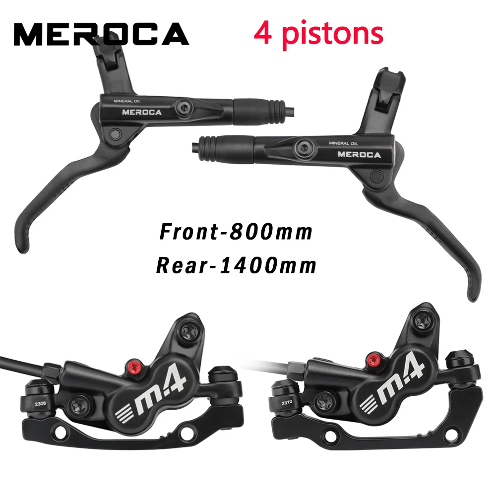 MEROCA MTB Fahrrad Hydraulische 160mm Scheibenbremse Hydraulische – Bild 3