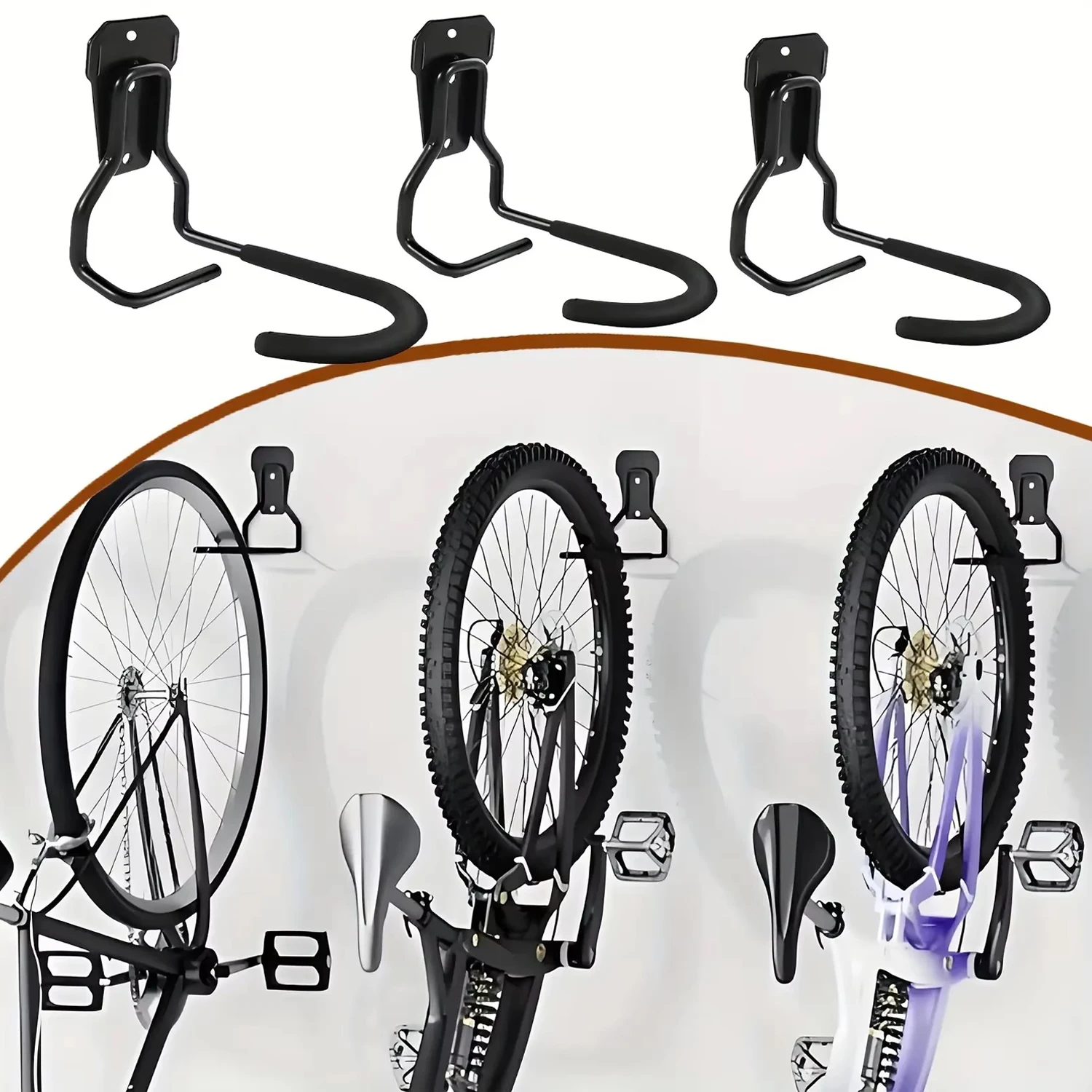 Fahrradständer Wandhalterung Fahrradhalter Mountainbike-Ständer Aufhängehaken Fahrradaufhänger