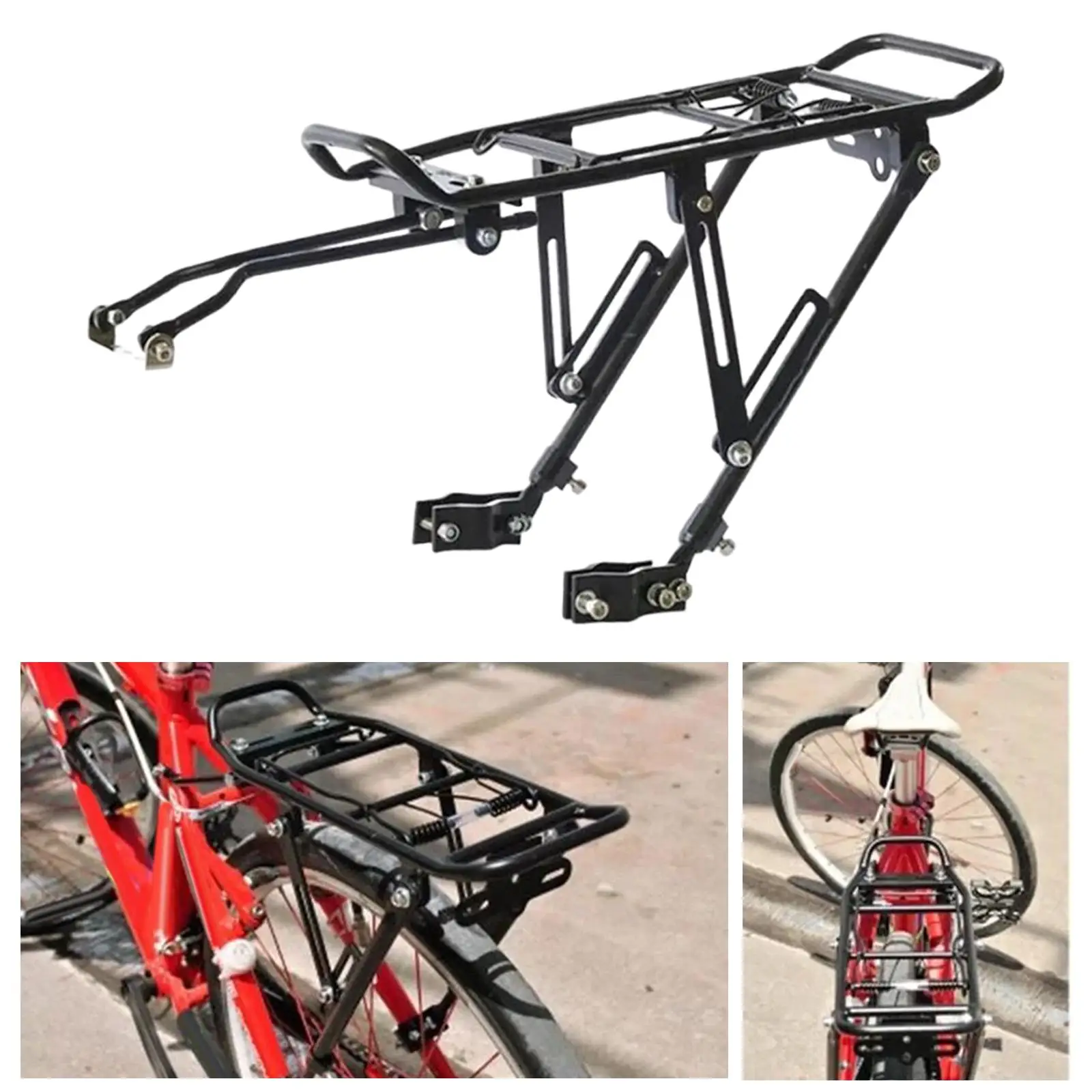 Mountainbike Fahrrad Heck gepäck Gepäckträger 25kg Legierung Reitstock halter Rücksitz Regal Fahrrad träger