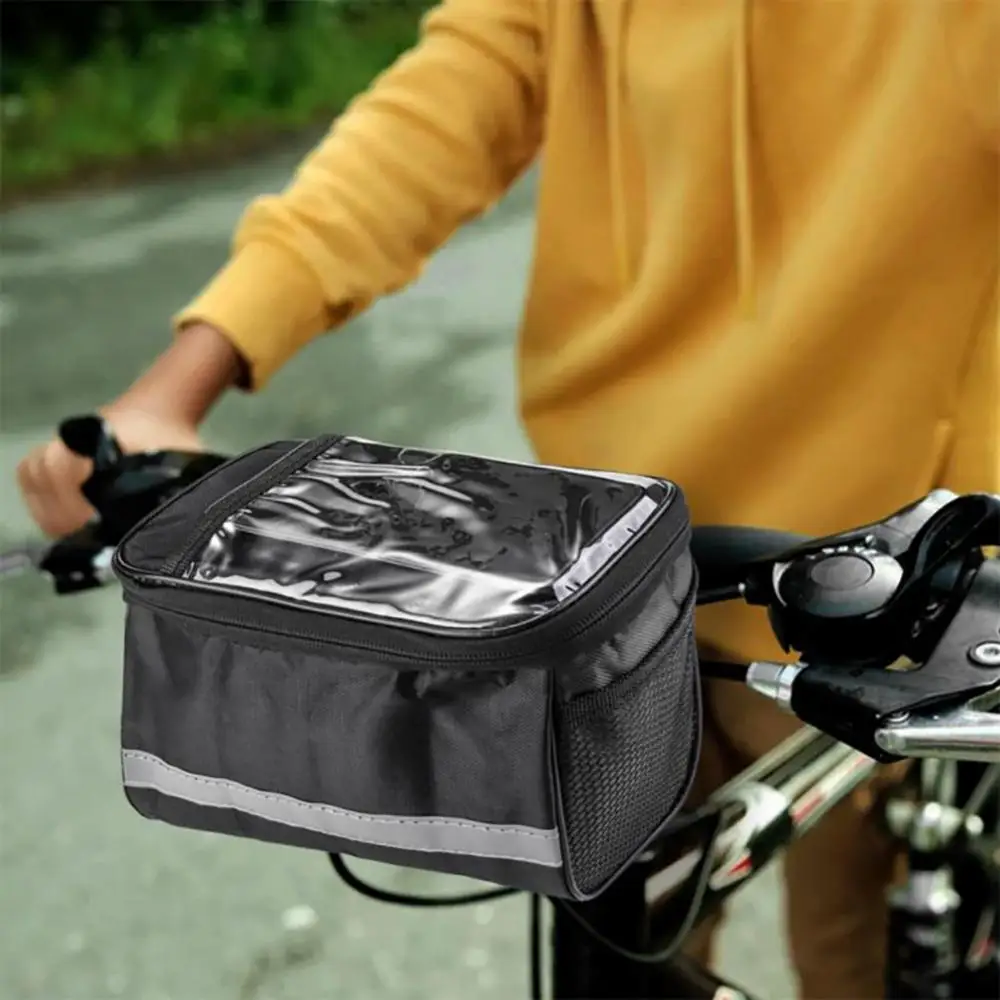 DOMEN Fahrrad-Lenkertasche vorne, Outdoor-Fahrrad, reflektierender – Image 6