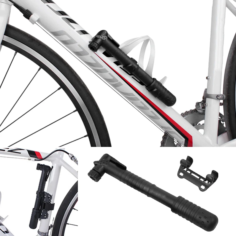 Mini Fahrrad Pumpe Hand Radfahren Fahrrad Luftpumpe Ball Basketball – Bild 6