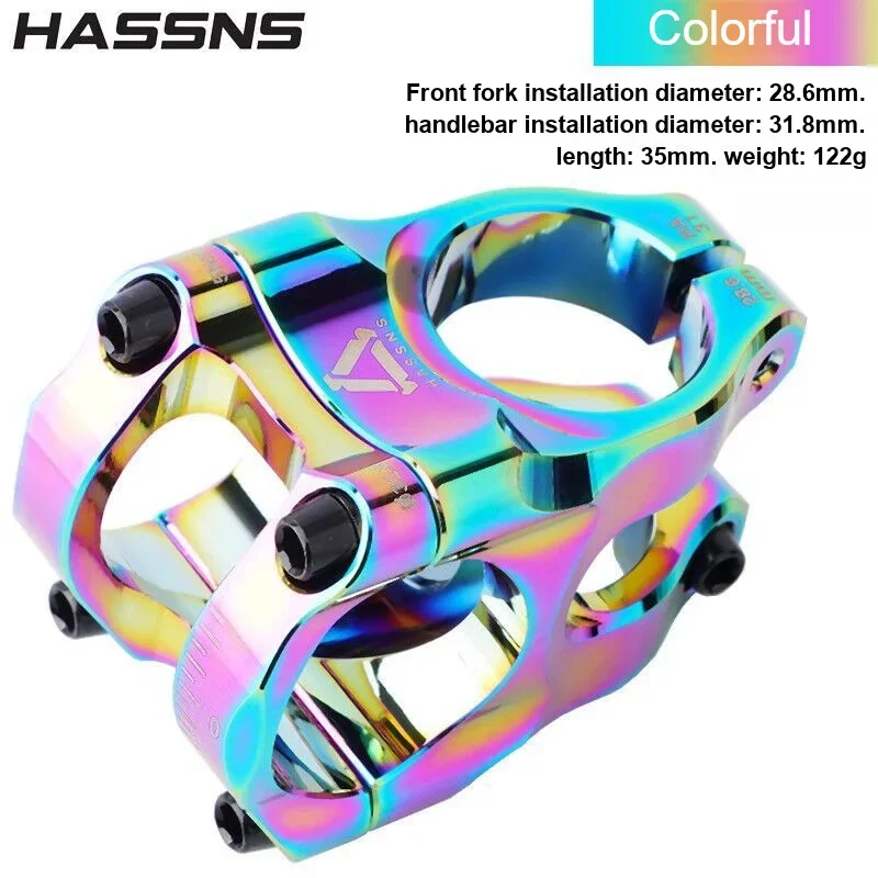 HASSNS MTB Power Stem 28 6 31 8mm Aluminiumlegierung Fahrradlenker für AM FR DH