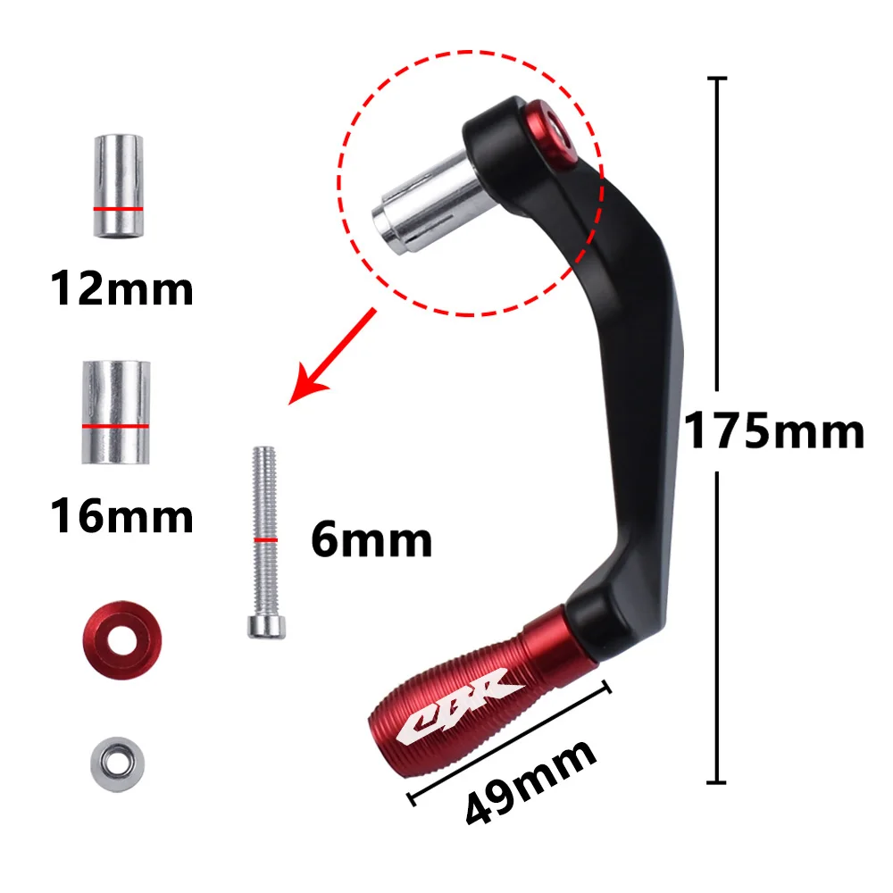 Motorrad-Lenkergriffe, Schutz für Brems- und Kupplungshebel, für CBR – Image 5