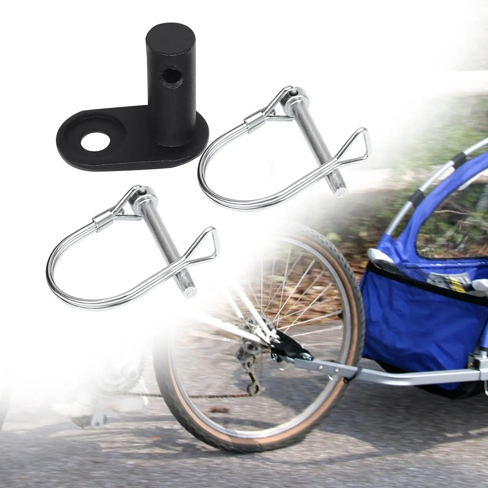 Fahrrad Anhängerkupplung Stecker Universal Fahrrad Anhänger Koppler – Bild 4