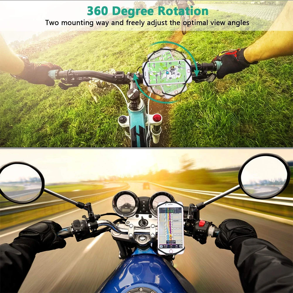 Fahrrad- und Motorrad-Handyhalter - Universelle Lenkerhalterung – Image 6