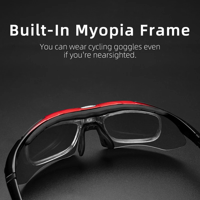 ROCKBROS Polarisierte Fahrradbrille, Sport-Sonnenbrille für MTB – Image 3