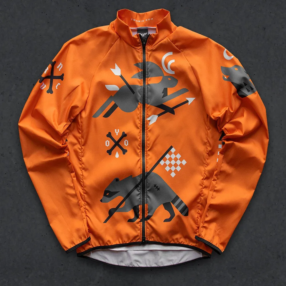 Radfahren Windjacke Twin Sechs 6 Fahrrad Windschutzscheibe Jacke Männer Winddicht Regenmantel Chubasquero