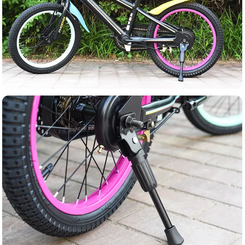 Kinder-Fahrrad-Ständer, robuster Parkständer, Fußstütze, Unterstützung – Image 6