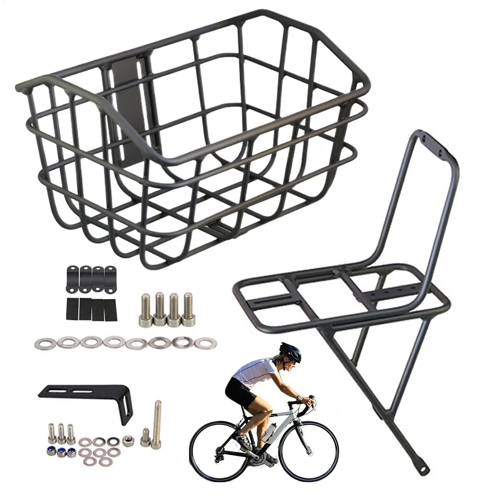 Fahrrad Lenker Draht Fracht Korb Fahrrad Vorne Korb Rennrad Lenker – Bild 4