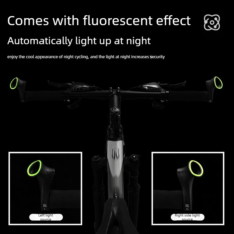 Fahrrad-Lenkergriffe Mountainbike Fluoreszierende Horngriffe – Immagine 3