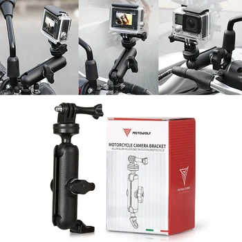Hero8/7/6/5/4/3 Action Kameras Zubehör rotierende Motorrad Fahrrad Kamera halter Lenker Spiegel halterung