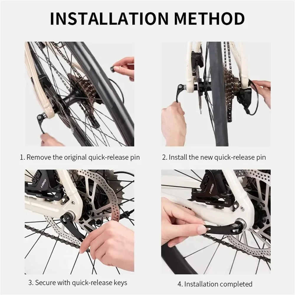 Aluminiumlegierung Fahrrad-Schnellspanner Langlebiger Schnellspanner – Immagine 6