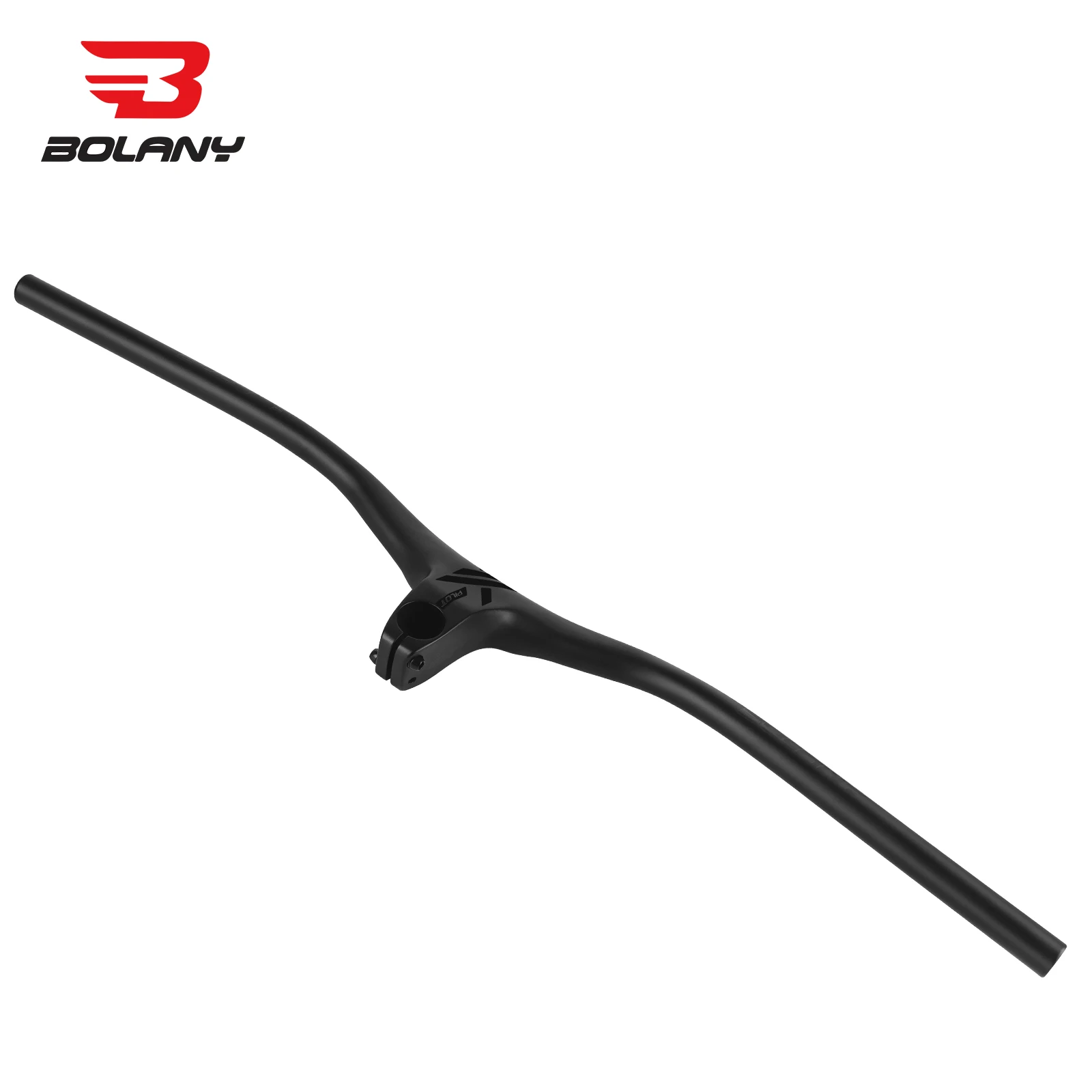 BOLANY MTB-Fahrradlenkervorbau, integrierter 775 mm -17 Grad hochfester Lenkerzubehör aus Aluminiumlegierung