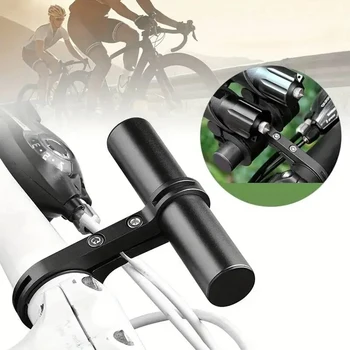 Aluminiumlegierung Fahrradlenker-Verlängerung Doppelrahmenhalterung Multifunktionale Fahrradlichtklemme