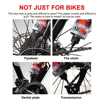 100ml Spezielles Fahrradschmiermittel Motorradketten-Pflege Reinigungsbürste MTB-Kettenwerkzeug Öl