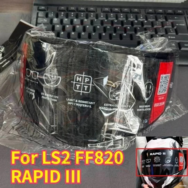 Motorradhelm-Visier für LS2 FF820 RAPID III Helm Spoiler Ersatz Windschutz Motorradzubehör