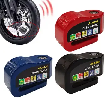 Motorrad-Diebstahlschutzschloss mit Alarm, Sicherheitsschloss für Motorrad und Roller, Bremsscheibenschloss