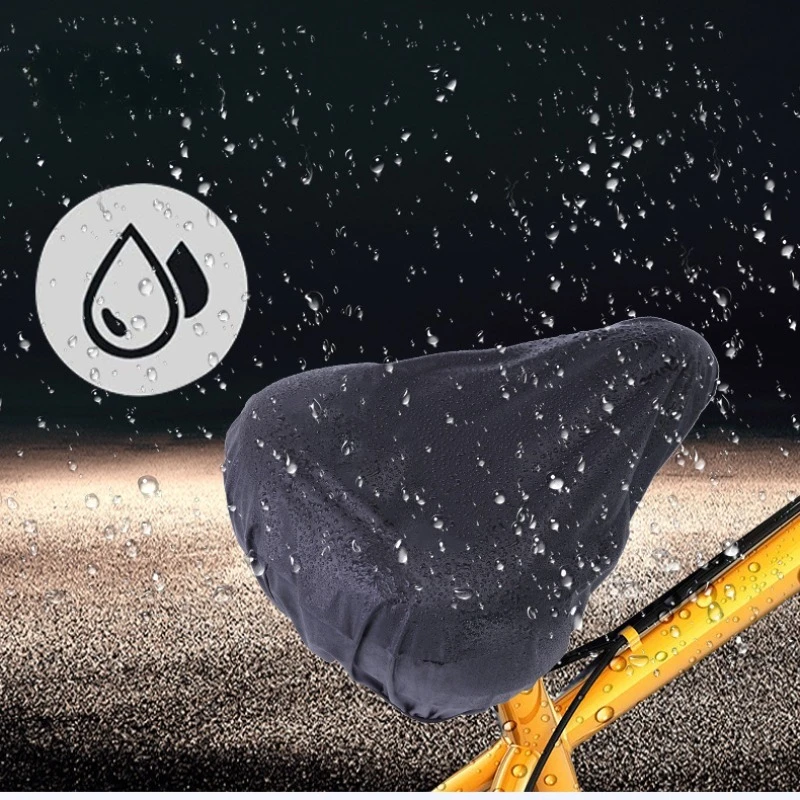 Wasserdichter Fahrradsitzbezug Regenschutz für Fahrradsattel Elastischer staub- und regenbeständiger (2 Stück)