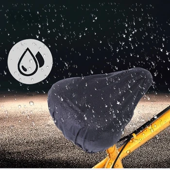 Wasserdichter Fahrradsitzbezug Regenschutz für Fahrradsattel Elastischer staub- und regenbeständiger (2 Stück)