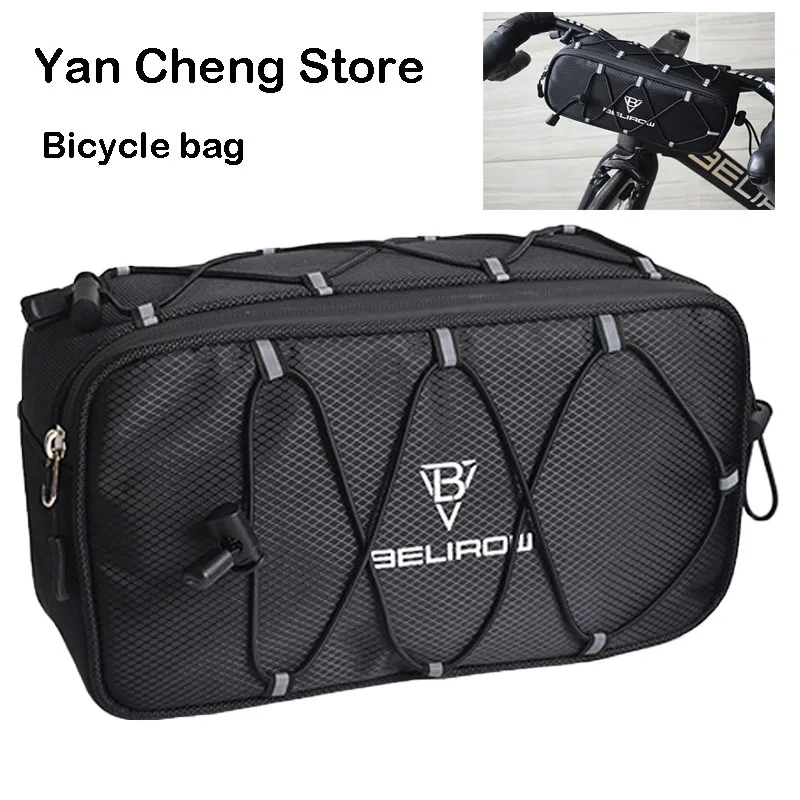2,1/4,3 l Fahrrad-Lenkertasche, große Kapazität, Aufbewahrung vorne, Röhrentasche, Korbpaket, Fahrradzubehör