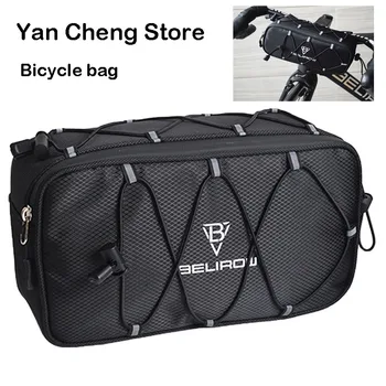 2,1/4,3 l Fahrrad-Lenkertasche, große Kapazität, Aufbewahrung vorne, Röhrentasche, Korbpaket, Fahrradzubehör