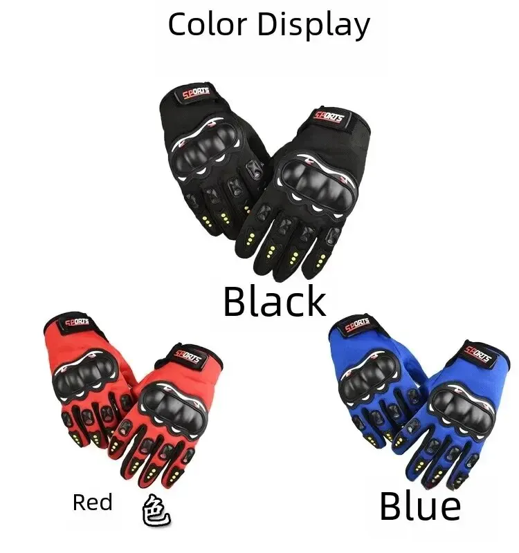 Vollfinger-Motorradhandschuhe für Herren Touchscreen-fähig Outdoor – Bild 6