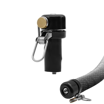 Fahrrad-Lenkerstopfen mit Klingel für MTB und Rennrad, Wasserdichte Laute Alarmklingel für Sicherheit