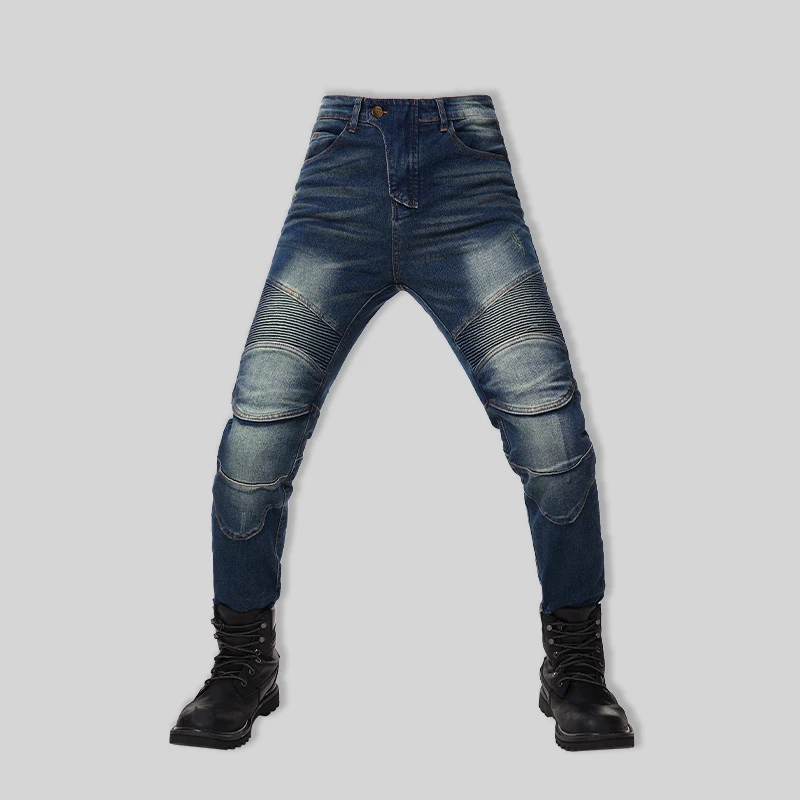Motorradhose Herren Moto Jeans Schutzausrüstung Reiten Touring – Image 3