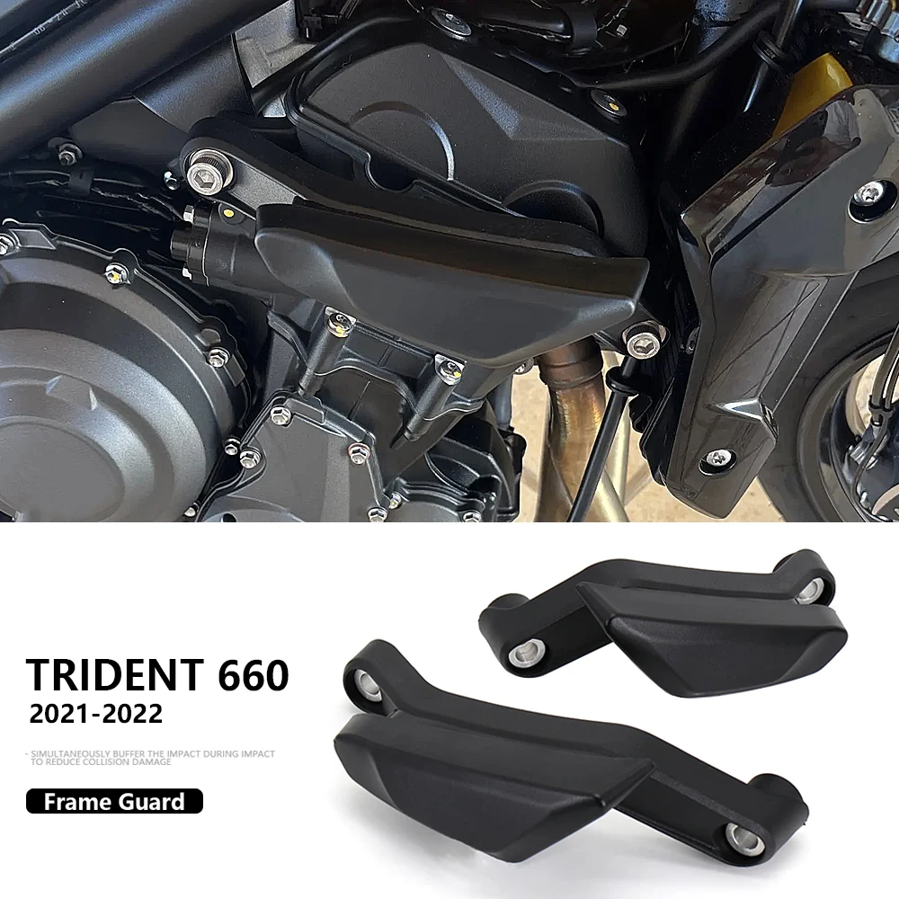Trident 660 2021-2022 Für Trident 660 Rahmen slider Crash-schutz Verkleidung Schutz Crash Pad Schutz Motorrad
