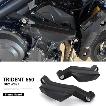 Trident 660 2021-2022 Für Trident 660 Rahmen slider Crash-schutz Verkleidung Schutz Crash Pad Schutz Motorrad