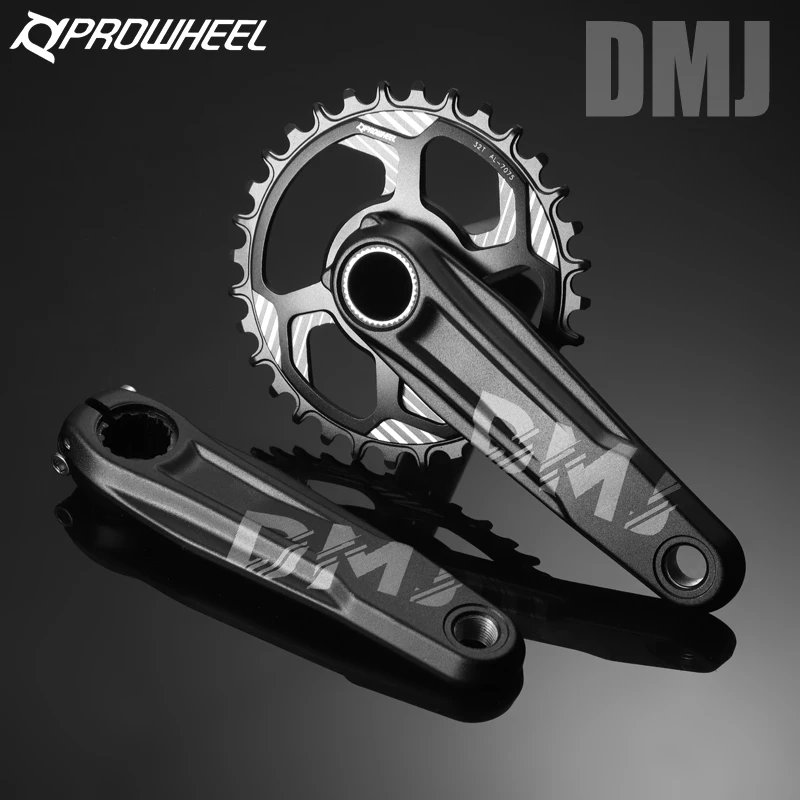 Prowheel MTB Kurbel Mountainbike Kurbel Kettenrad 160mm 0mm/3mm Offset – Immagine 4