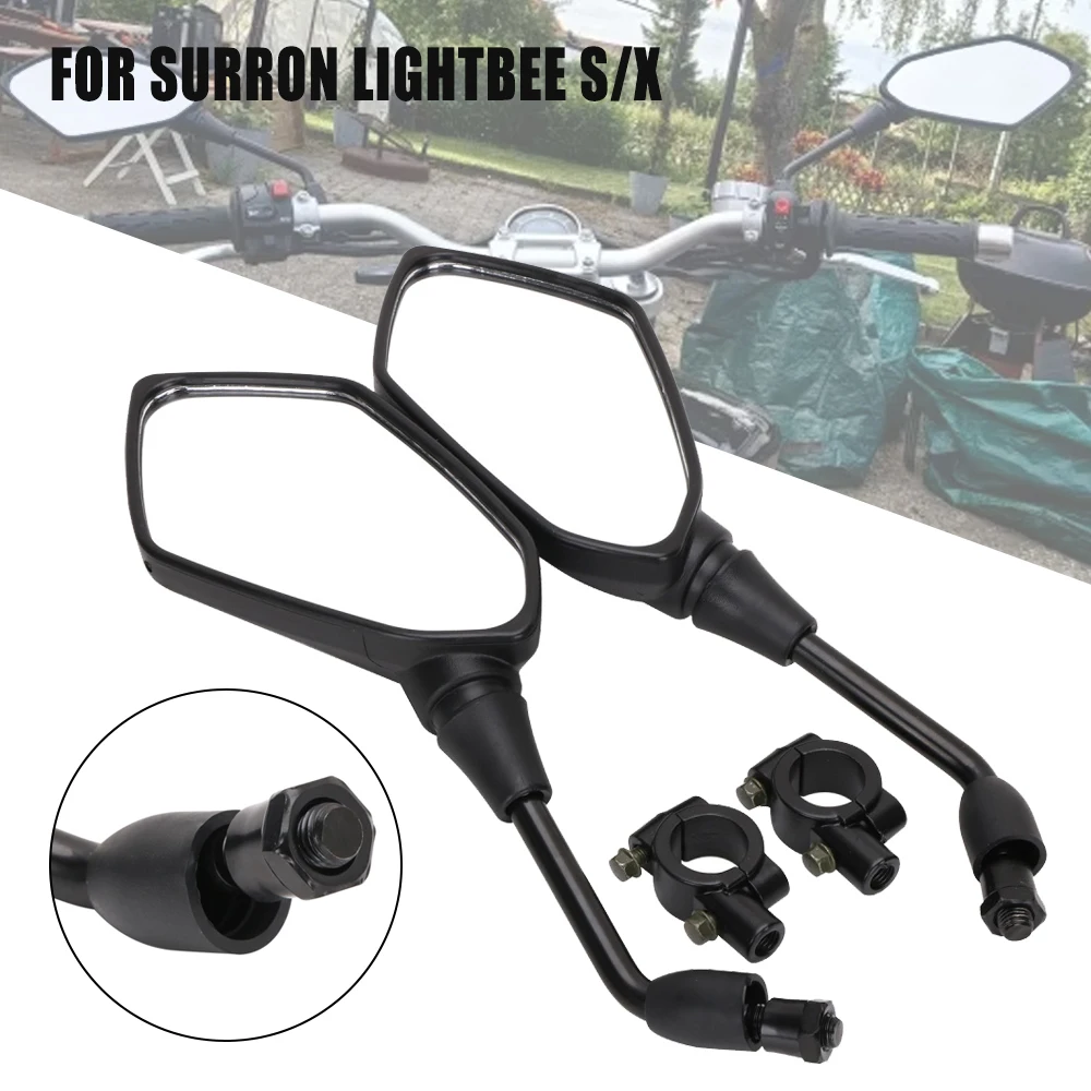 Rückspiegel mit Halterung für Surron Light Bee S X X160 X260 Motorrad Lenker Rückspiegel Retro