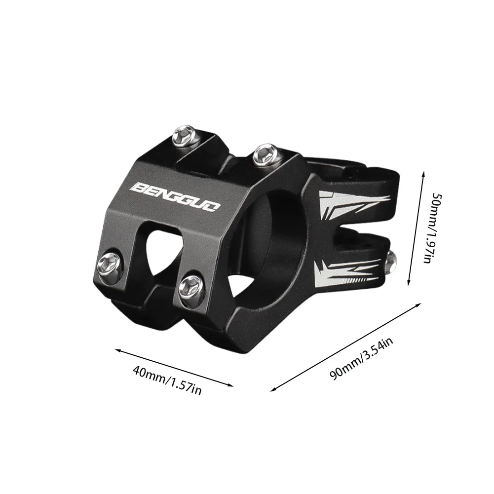 MTB Fahrrad Vorbau 31,8mm kurze Lenker Vorbau Aluminium legierung – Immagine 6