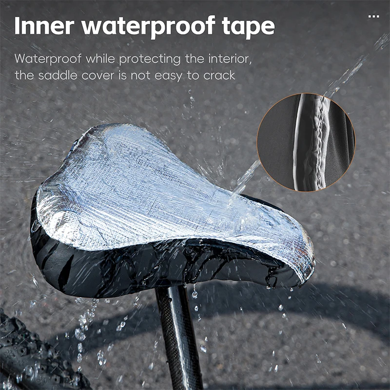 WEST BIKING Wasserdichter, isolierter Fahrradsattelbezug – Image 3