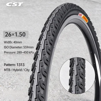 CST 26x1.5 Straßen- und MTB-Fahrradreifen 26x1.50 26 Zoll 40-559 Fahrradreifen Mountainbike-Reifen