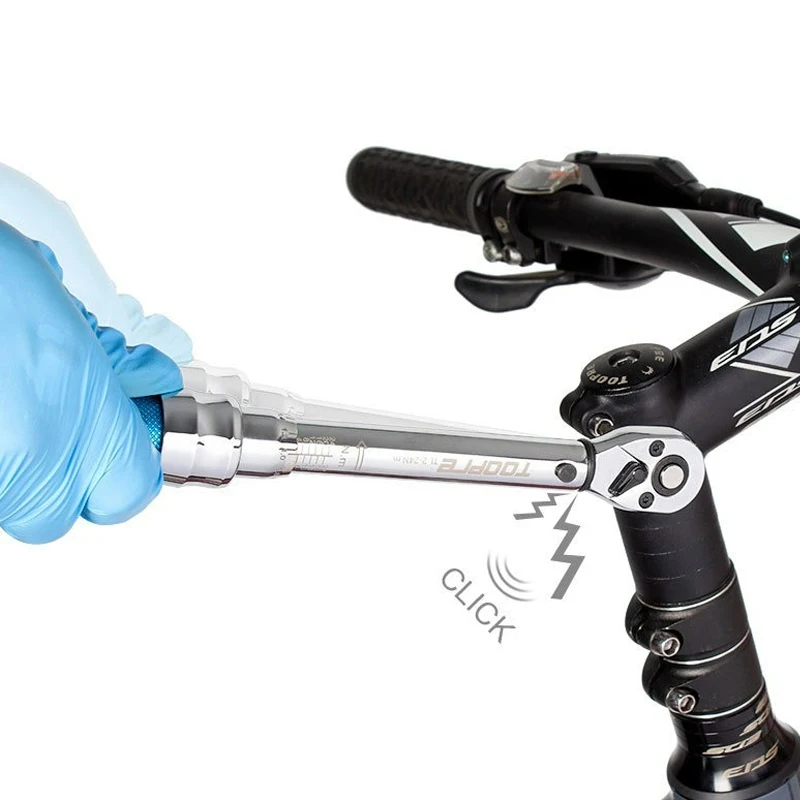 TOOPRE Fahrrad-Multitool-Drehmomentschlüssel-Set, 1/4 Zoll, 2-24 Nm – Image 6
