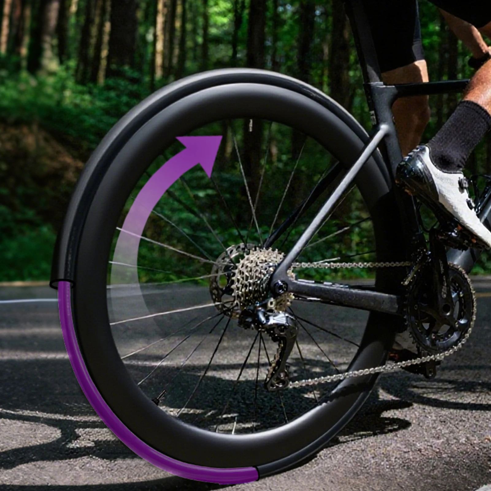 OFFBONDAGE Ultraleichter TPU-Fahrradschlauch 30 g 700c 18-32 Rennrad – Immagine 5