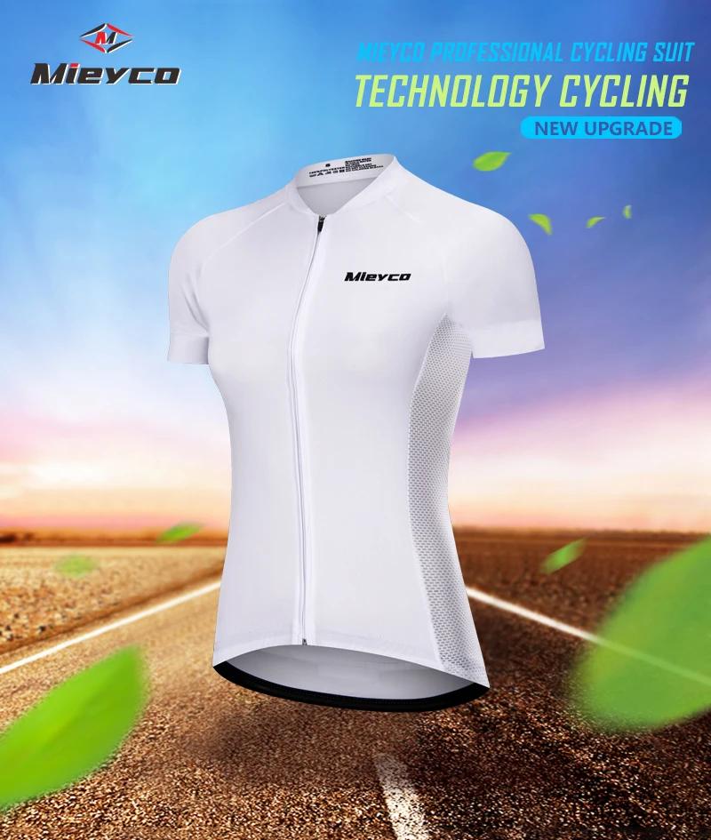 Damen-Radtrikot mit kurzen Ärmeln, reflektierend, schnelltrocknend – Image 5