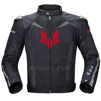 Mesh Motorrad Jacke Sommer Männer Titan Rüstung Moto Anzüge Jacke & Hosen Motorrad Schutz Getriebe Reit