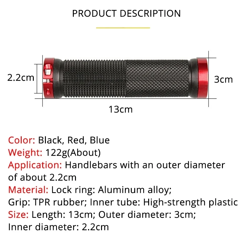 Fahrrad Griff Bar Griffe Straße Mountainbike Gummi Lenker Griffe MTB – Image 5