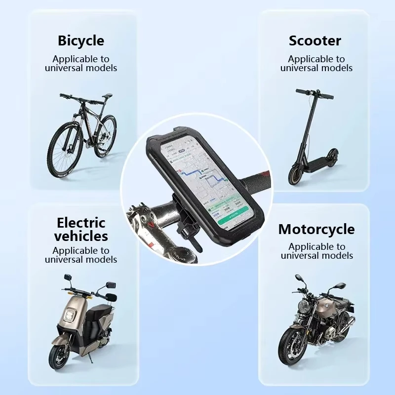 Diebstahlsicherer, wasserdichter Motorrad-Telefonhalter – Bild 6