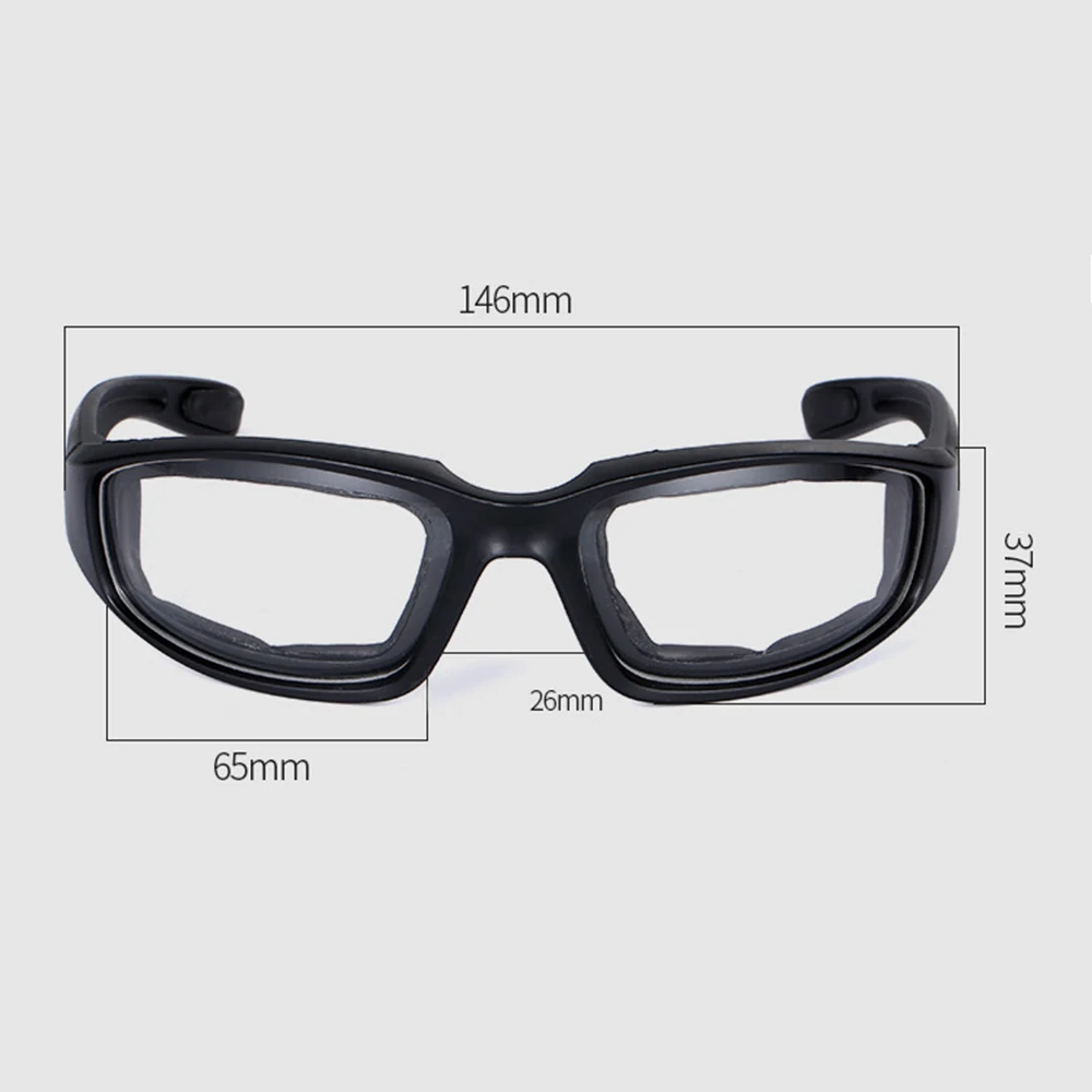Winddicht Radfahren Sonnenbrille Motorrad UV400 Brille Männer Motor – Immagine 6