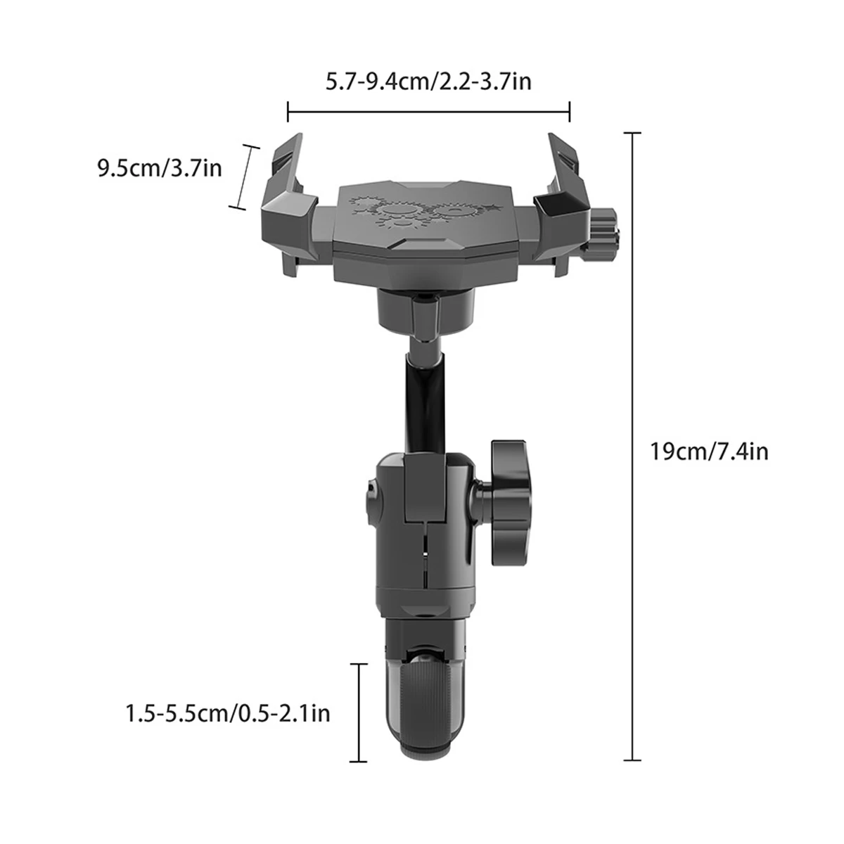 Motorrad- und Fahrrad-Handyhalterung, Lenker-Handyhalterung – Image 6